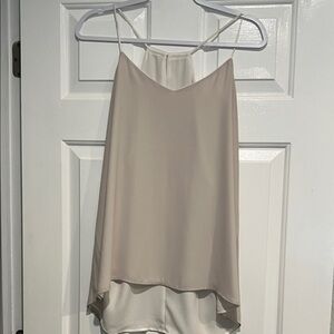 Express reversible and Neutral Layered Spaghetti Strap Cami Top